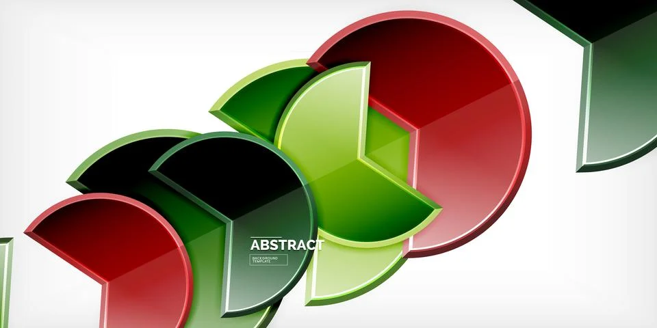 Trendy round shapes with triangular angle design element. Vector Illustration Ilustración de archivo