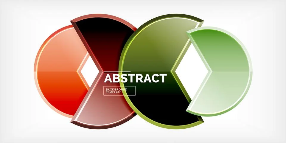 Trendy round shapes with triangular angle design element. Vector Illustration Stock Illustration