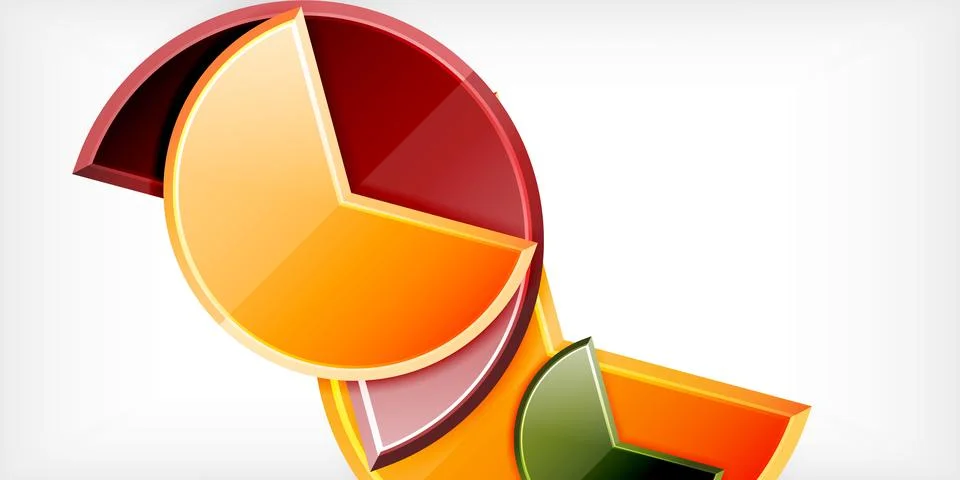 Trendy round shapes with triangular angle design element. Vector Illustration 스톡 일러스트