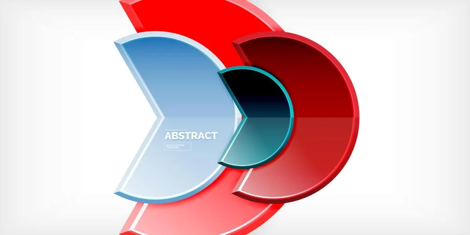 Trendy round shapes with triangular angle design element. Vector Illustration 스톡 일러스트