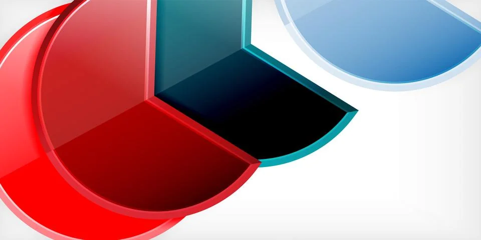 Trendy round shapes with triangular angle design element. Vector Illustration Stock Illustration