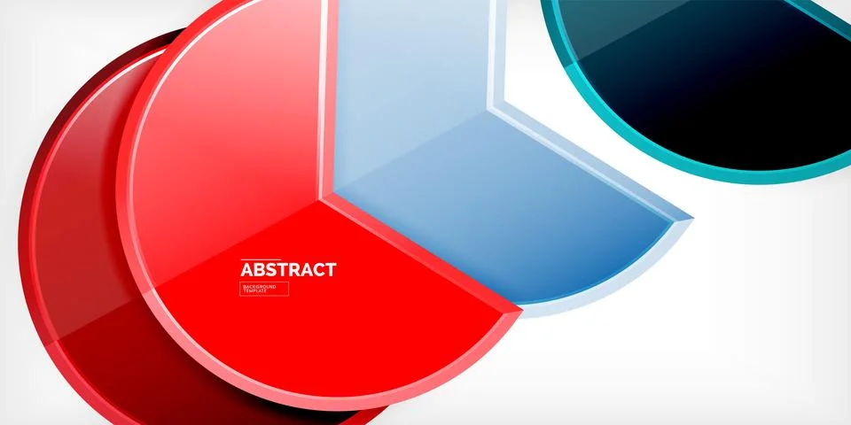 Trendy round shapes with triangular angle design element. Vector Illustration 스톡 일러스트