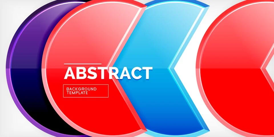 Trendy round shapes with triangular angle design element. Vector Illustration Ilustração Stock