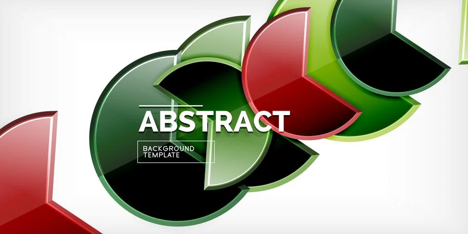 Trendy round shapes with triangular angle design element. Vector Illustration Illustrazione stock