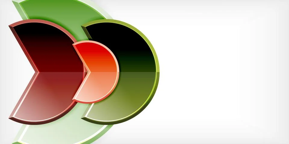 Trendy round shapes with triangular angle design element. Vector Illustration 스톡 일러스트