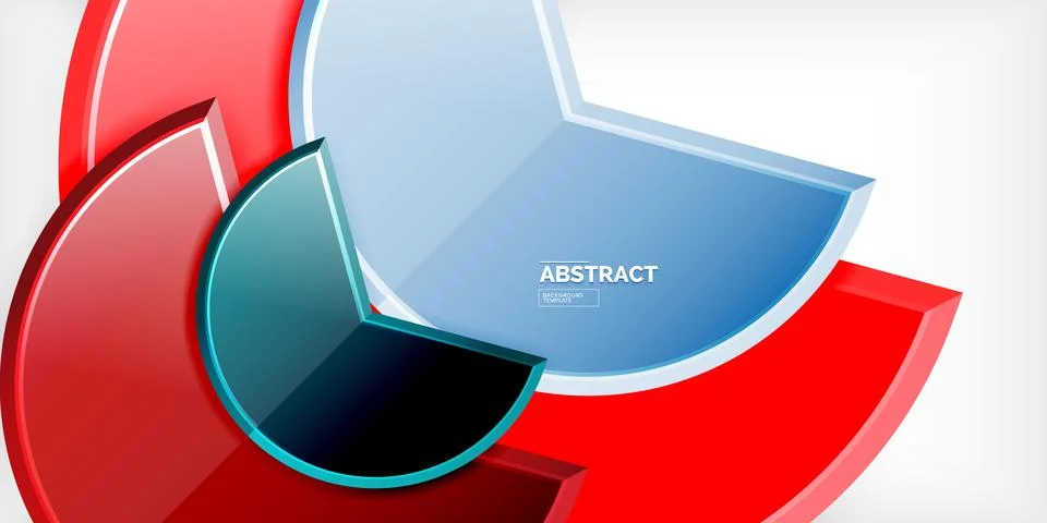 Trendy round shapes with triangular angle design element. Vector Illustration 스톡 일러스트