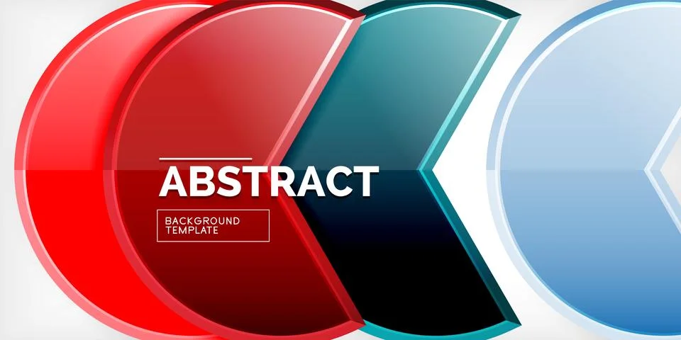 Trendy round shapes with triangular angle design element. Vector Illustration Ilustración de archivo