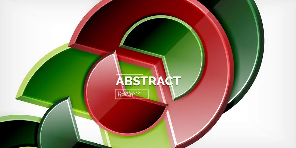 Trendy round shapes with triangular angle design element. Vector Illustration 스톡 일러스트