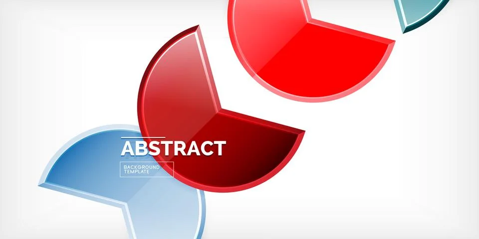 Trendy round shapes with triangular angle design element. Vector Illustration 스톡 일러스트
