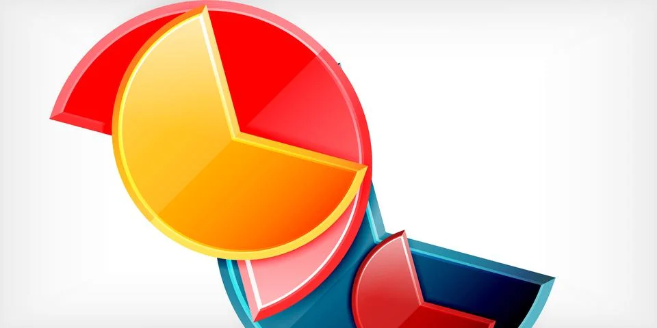 Trendy round shapes with triangular angle design element. Vector Illustration Illustrazione stock