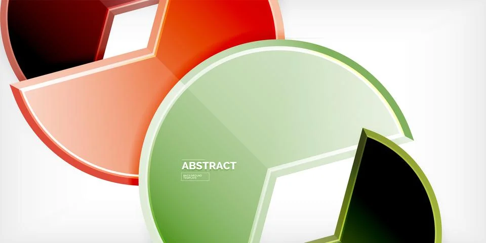 Trendy round shapes with triangular angle design element. Vector Illustration Illustrazione stock