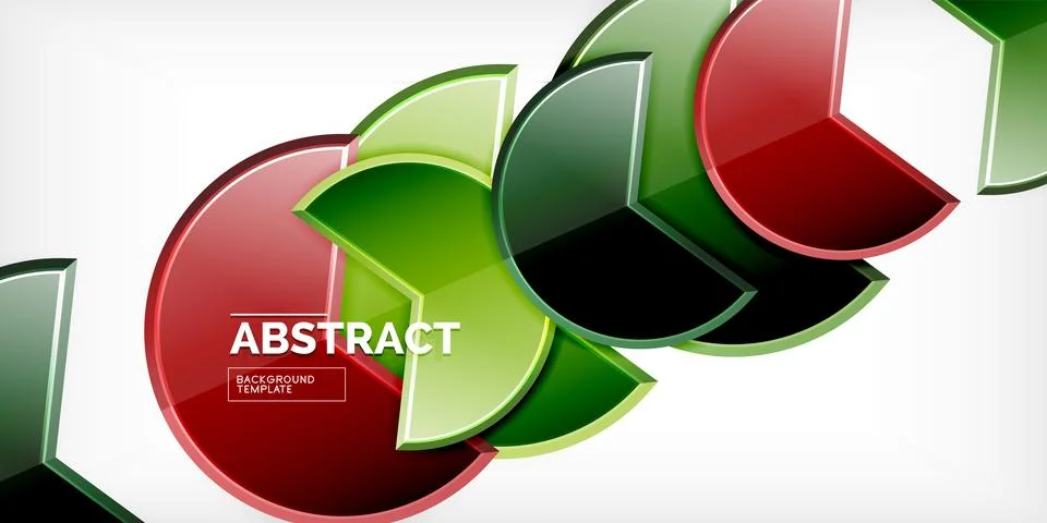 Trendy round shapes with triangular angle design element. Vector Illustration Ilustração Stock