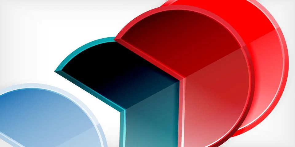 Trendy round shapes with triangular angle design element. Vector Illustration 스톡 일러스트