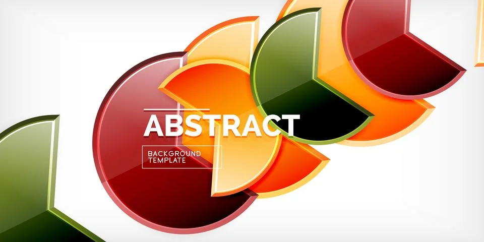 Trendy round shapes with triangular angle design element. Vector Illustration Ilustração Stock