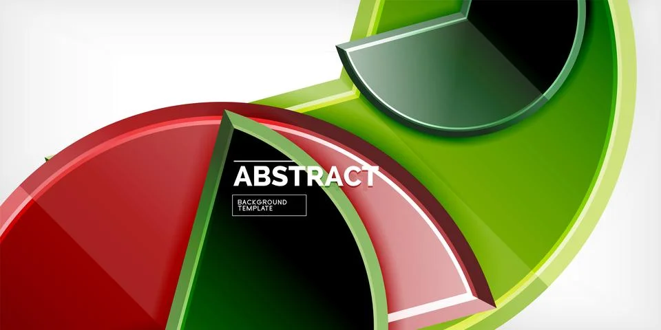 Trendy round shapes with triangular angle design element. Vector Illustration Illustrazione stock