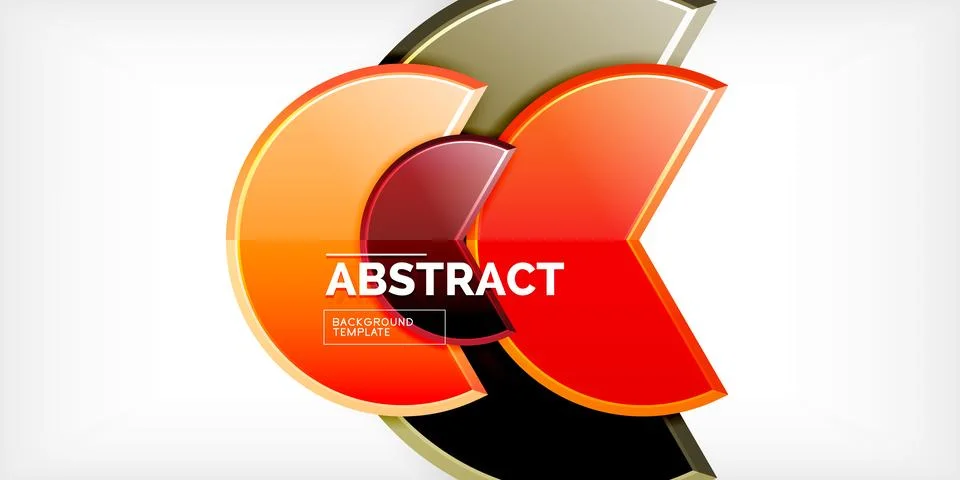 Trendy round shapes with triangular angle design element. Vector Illustration 스톡 일러스트