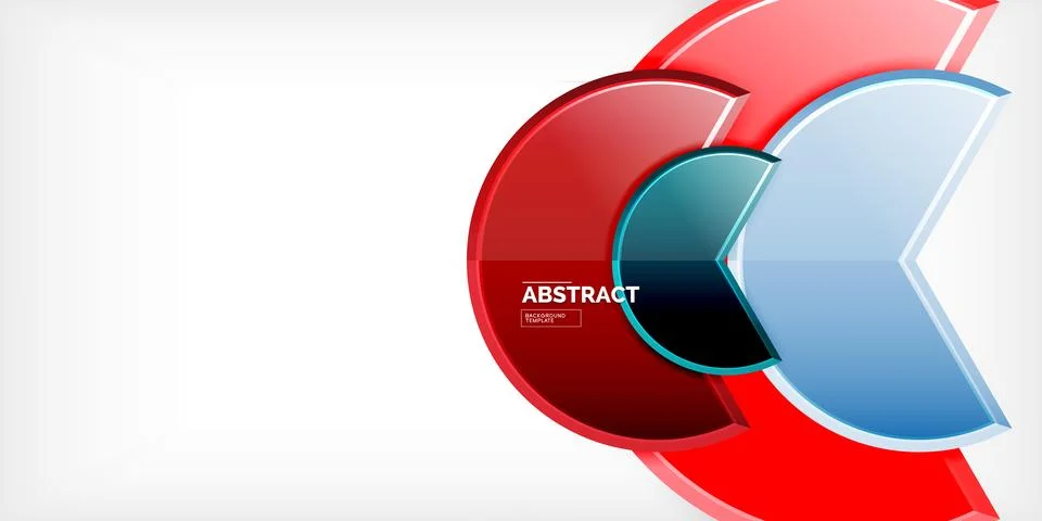 Trendy round shapes with triangular angle design element. Vector Illustration 스톡 일러스트