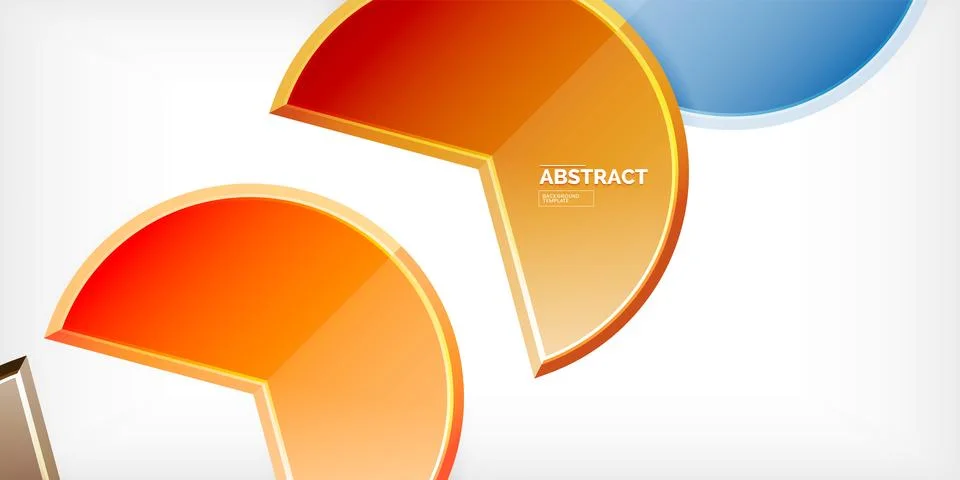 Trendy round shapes with triangular angle design element. Vector Illustration Stockillustratie