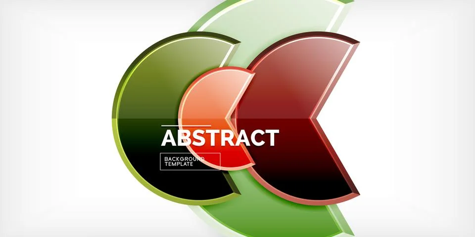 Trendy round shapes with triangular angle design element. Vector Illustration 스톡 일러스트