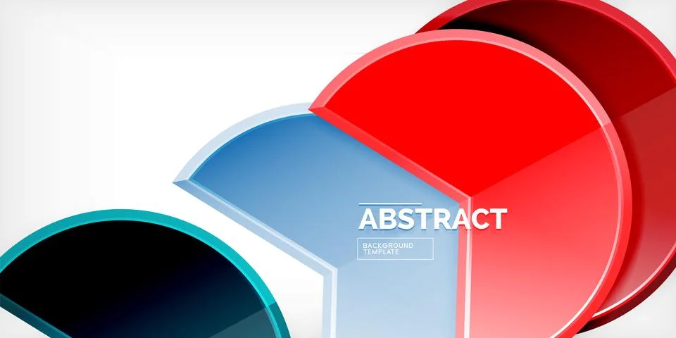 Trendy round shapes with triangular angle design element. Vector Illustration Ilustração Stock