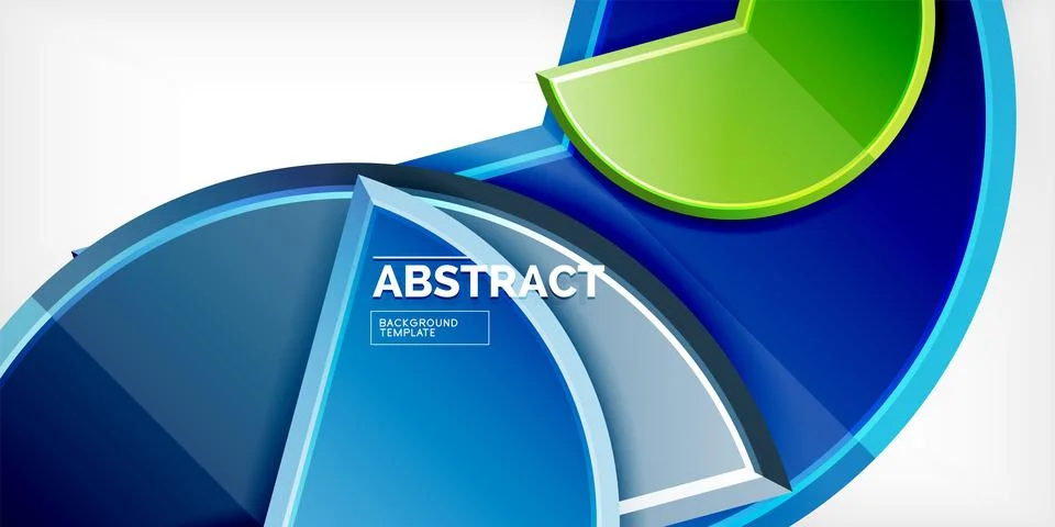 Trendy round shapes with triangular angle design element. Vector Illustration Illustrazione stock
