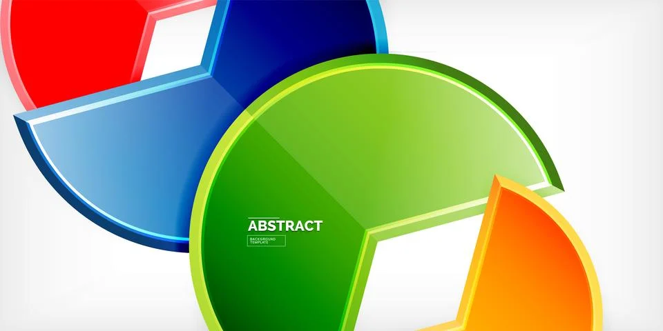 Trendy round shapes with triangular angle design element. Vector Illustration Ilustración de archivo
