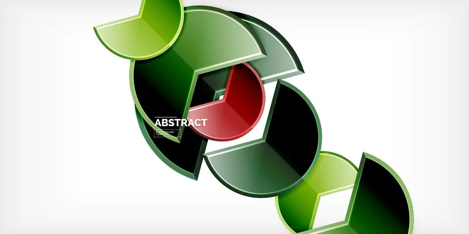 Trendy round shapes with triangular angle design element. Vector Illustration 스톡 일러스트