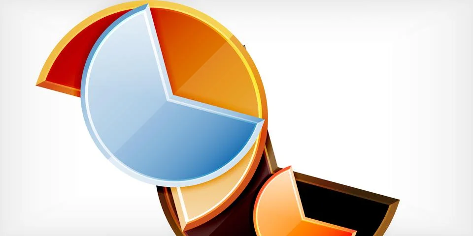 Trendy round shapes with triangular angle design element. Vector Illustration 스톡 일러스트