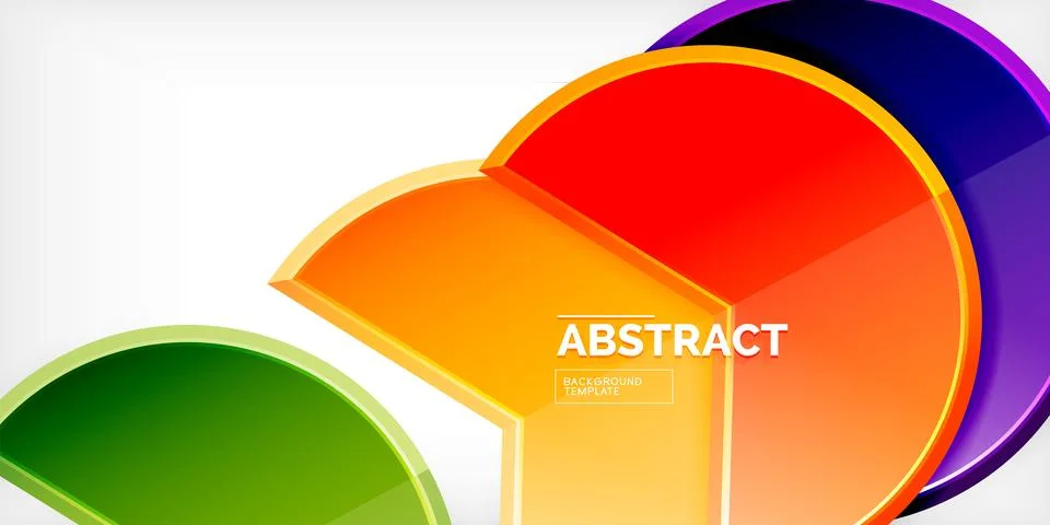 Trendy round shapes with triangular angle design element. Vector Illustration Illustrazione stock