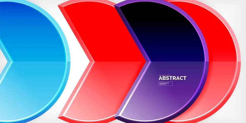 Trendy round shapes with triangular angle design element. Vector Illustration 스톡 일러스트