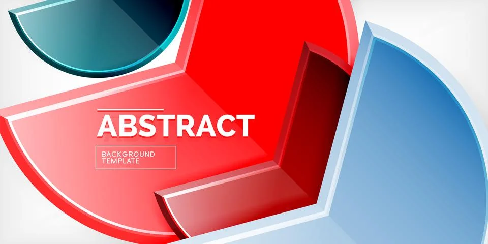 Trendy round shapes with triangular angle design element. Vector Illustration 스톡 일러스트