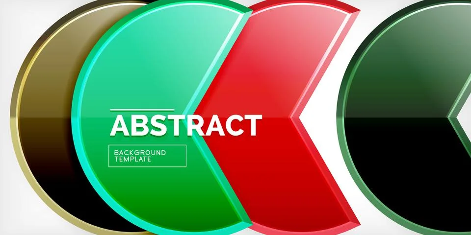 Trendy round shapes with triangular angle design element. Vector Illustration Stock Illustration