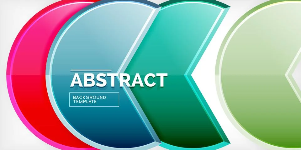 Trendy round shapes with triangular angle design element. Vector Illustration Ilustração Stock