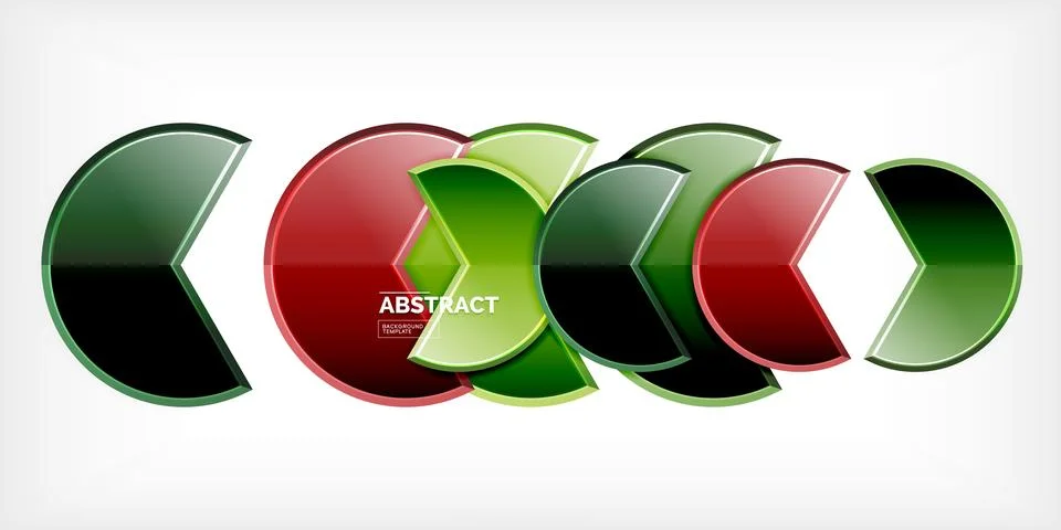 Trendy round shapes with triangular angle design element. Vector Illustration 스톡 일러스트