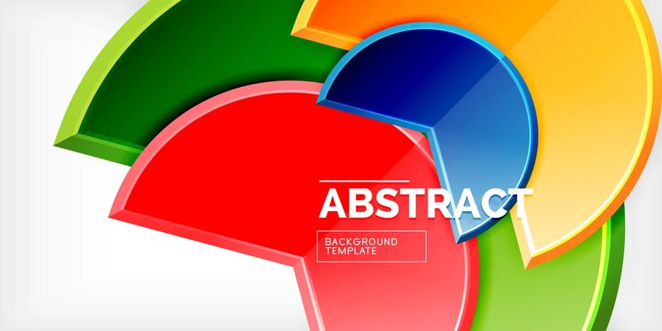 Trendy round shapes with triangular angle design element. Vector Illustration 스톡 일러스트