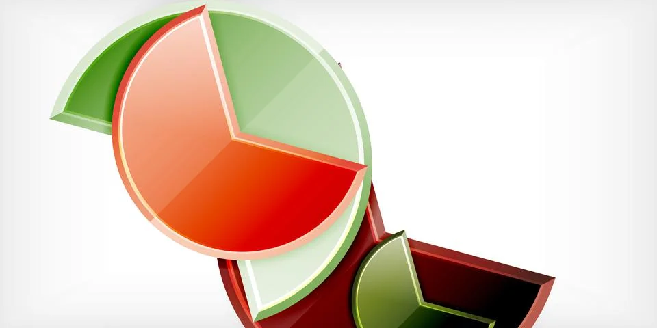 Trendy round shapes with triangular angle design element. Vector Illustration Stock Illustration