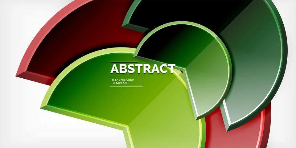 Trendy round shapes with triangular angle design element. Vector Illustration Illustrazione stock