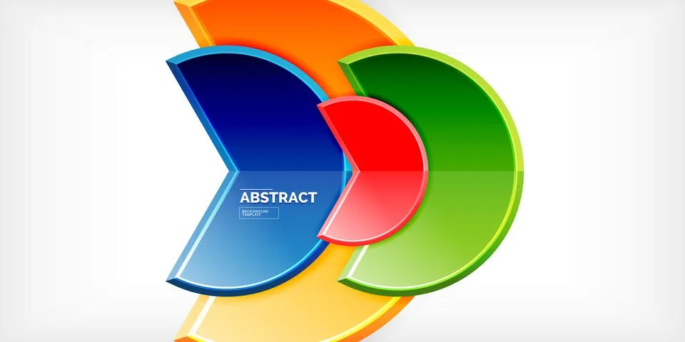 Trendy round shapes with triangular angle design element. Vector Illustration Stockillustratie