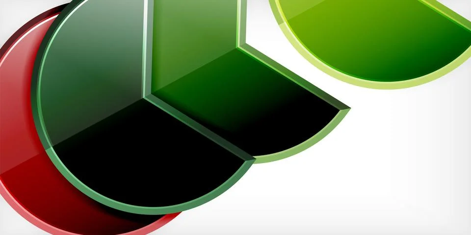 Trendy round shapes with triangular angle design element. Vector Illustration Illustrazione stock