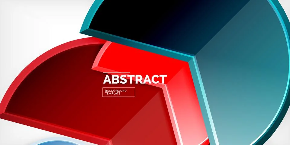 Trendy round shapes with triangular angle design element. Vector Illustration Stock Illustration