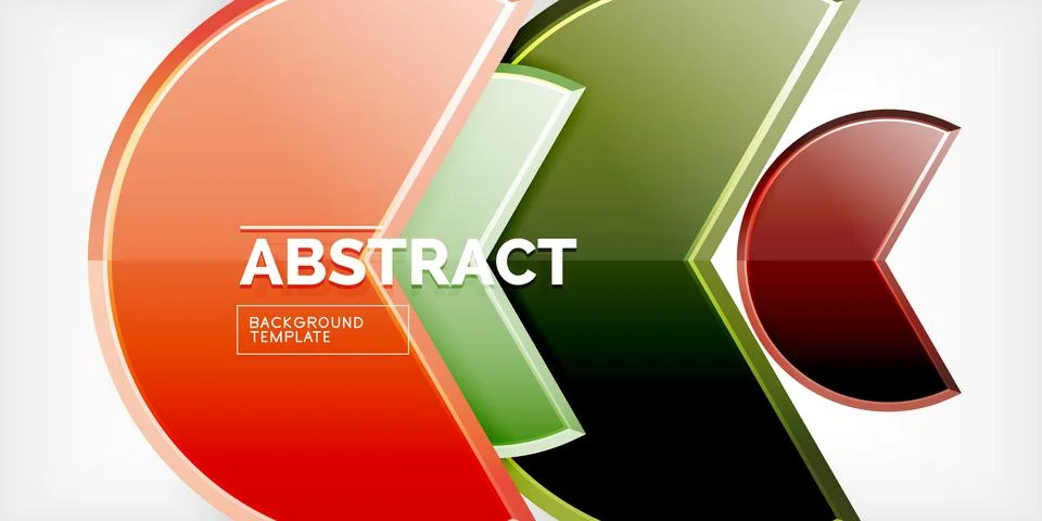 Trendy round shapes with triangular angle design element. Vector Illustration Stock Illustration