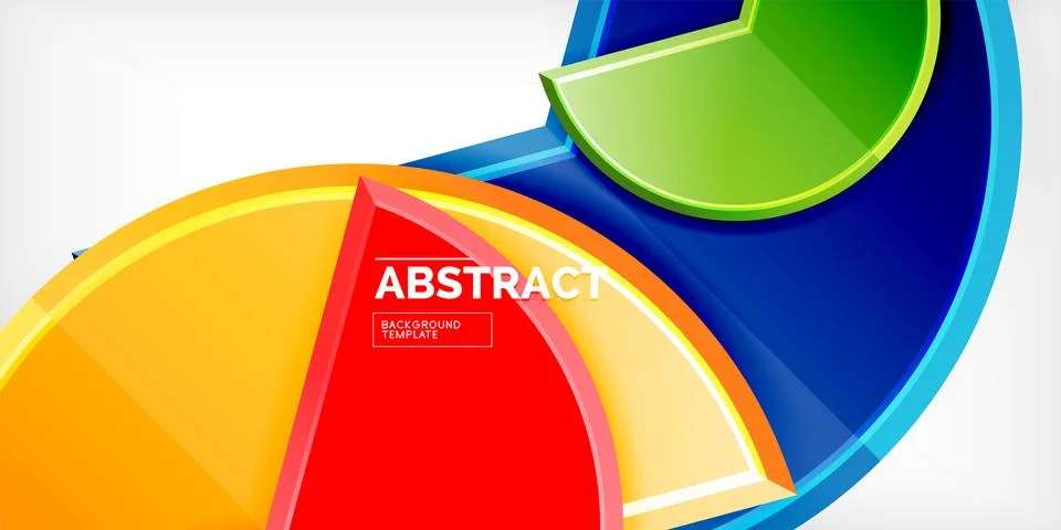 Trendy round shapes with triangular angle design element. Vector Illustration Ilustração Stock