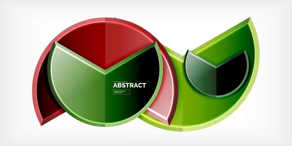 Trendy round shapes with triangular angle design element. Vector Illustration 스톡 일러스트