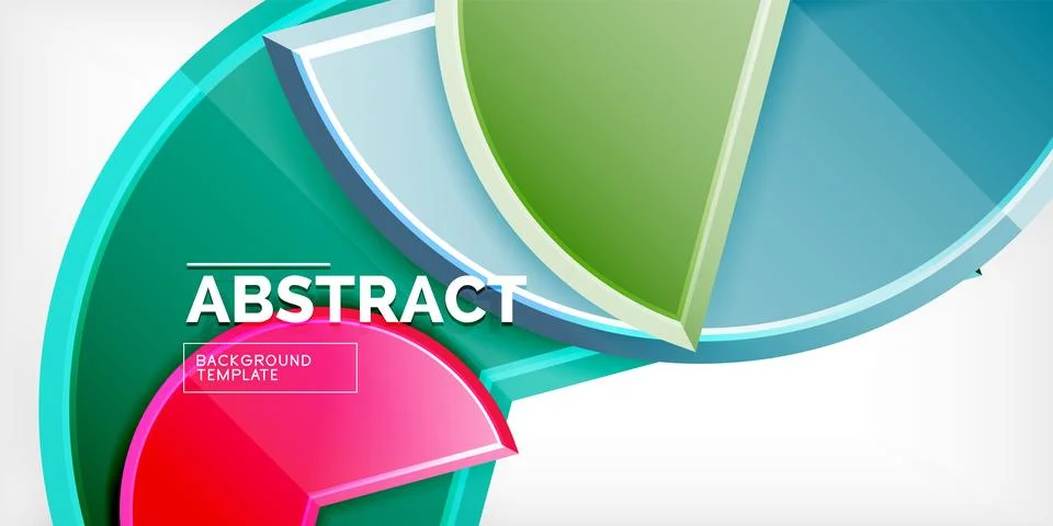 Trendy round shapes with triangular angle design element. Vector Illustration Stock Illustration