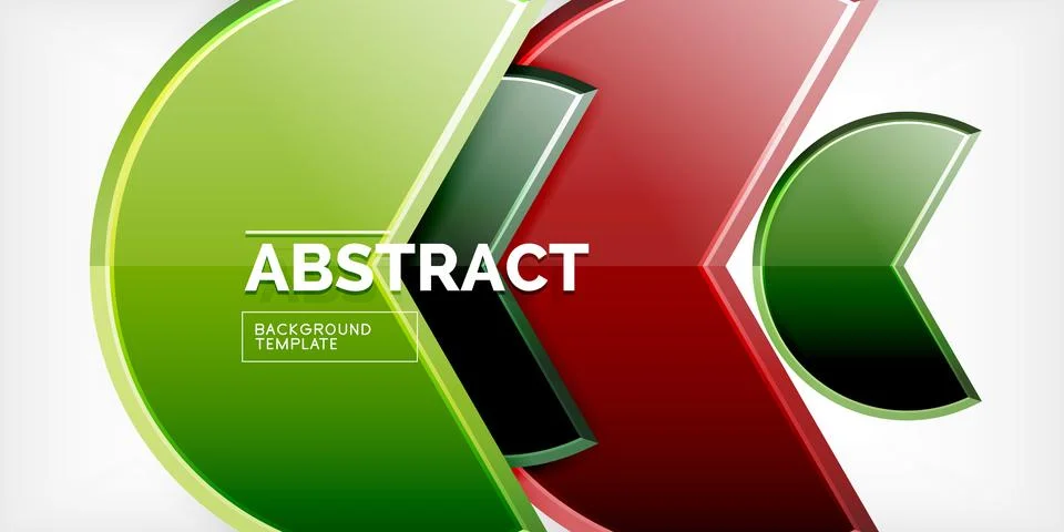 Trendy round shapes with triangular angle design element. Vector Illustration イラスト素材