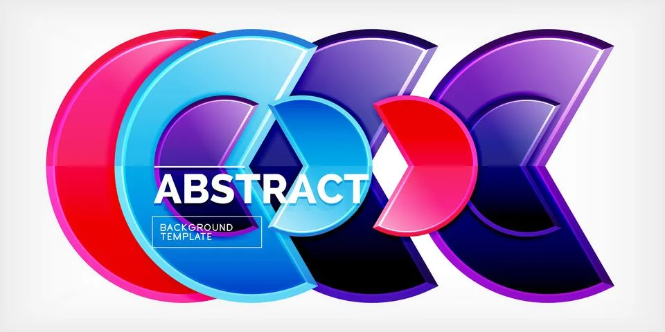 Trendy round shapes with triangular angle design element. Vector Illustration Stock Illustration