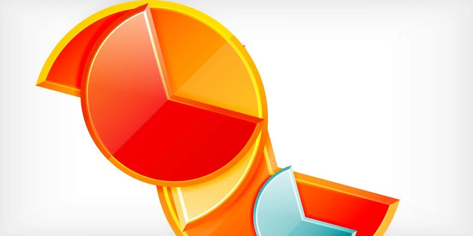 Trendy round shapes with triangular angle design element. Vector Illustration イラスト素材