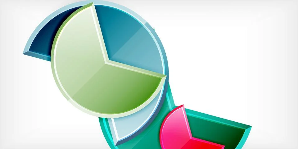 Trendy round shapes with triangular angle design element. Vector Illustration Illustrazione stock