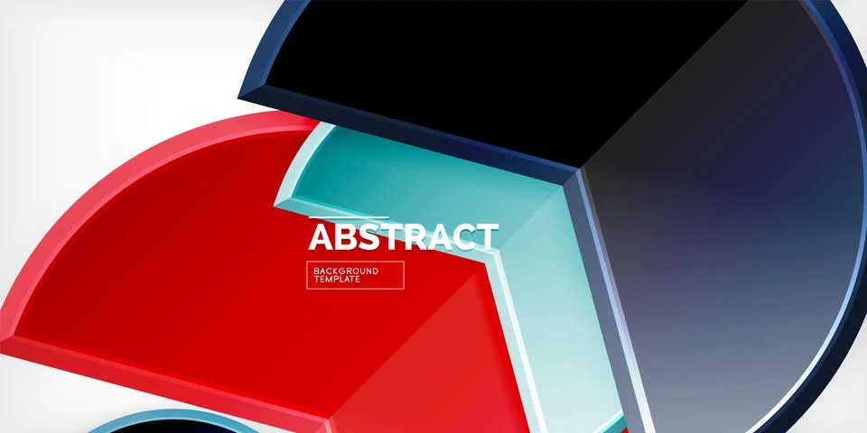 Trendy round shapes with triangular angle design element. Vector Illustration Stock Illustration