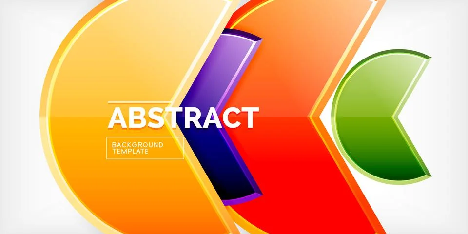 Trendy round shapes with triangular angle design element. Vector Illustration Stock Illustration